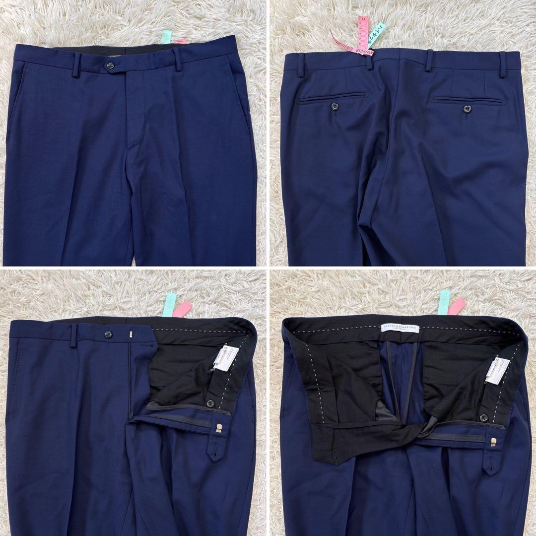 超美品☆【ルチアーノ　ディ　マルティナ】イタリア製　現行近年　ネイビー　54