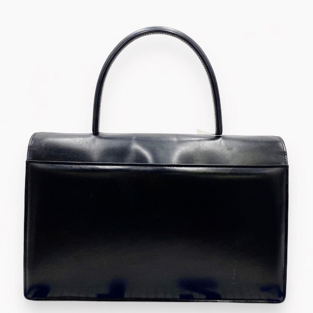 ジバンシー 4G ロゴ 金具 カーフレザーハンドバッグ ブラック