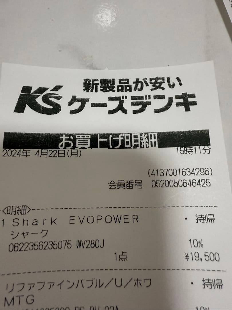 Shark EVOPOWER W30 WV280J グレー
