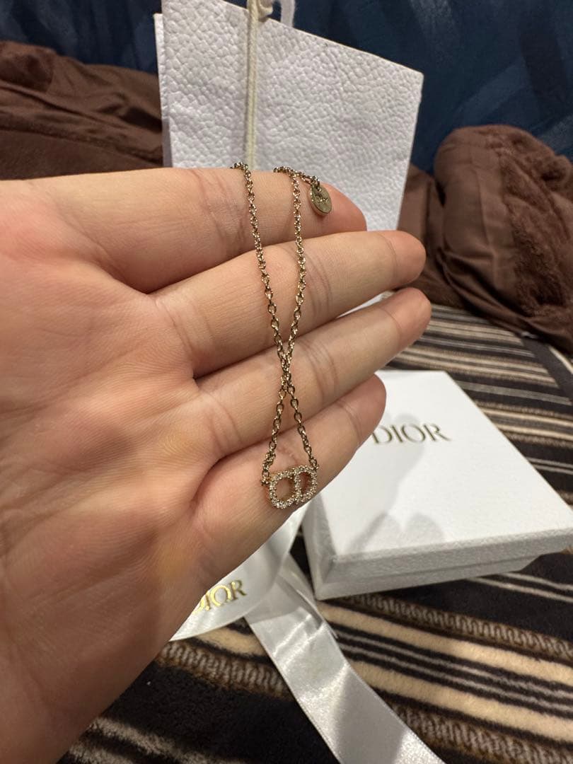 Dior Clair D Lune ネックレス　ゴールド