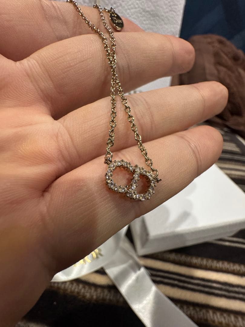 Dior Clair D Lune ネックレス　ゴールド