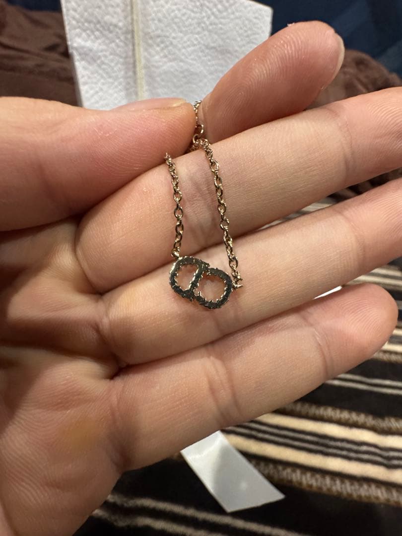 Dior Clair D Lune ネックレス　ゴールド