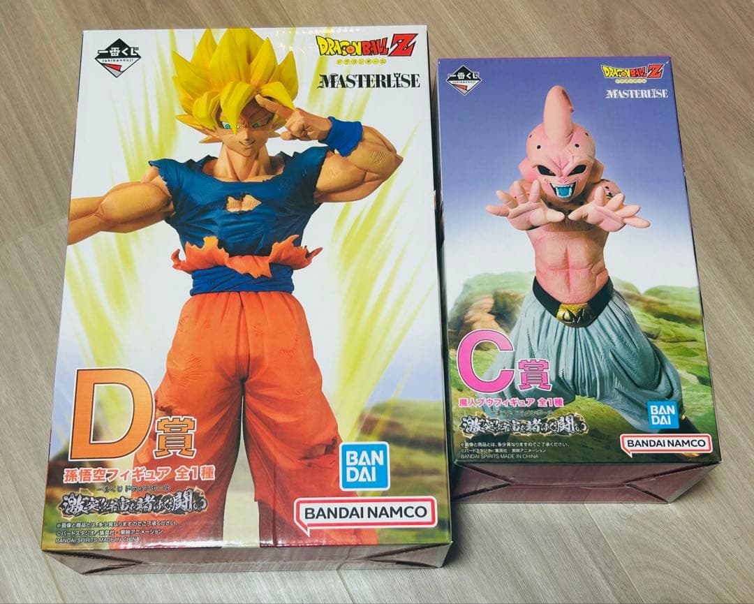 ドラゴンボール 一番くじ 激突!!宇宙を賭けた闘い C賞 魔人ブウ D賞 孫悟空