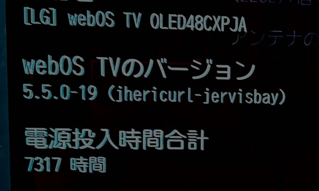 LG 48型 OLED 有機EL 48CXPJA 　4K/120hz対応