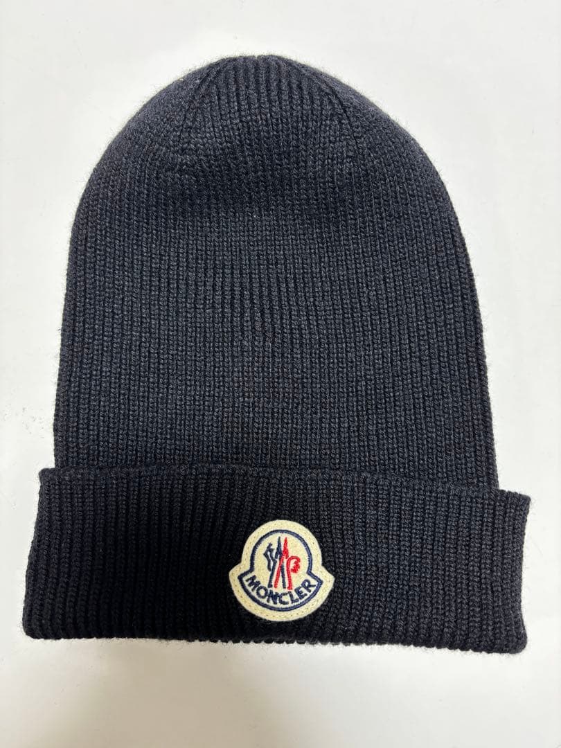 MONCLER モンクレール　ブラック ニット帽　ビーニー