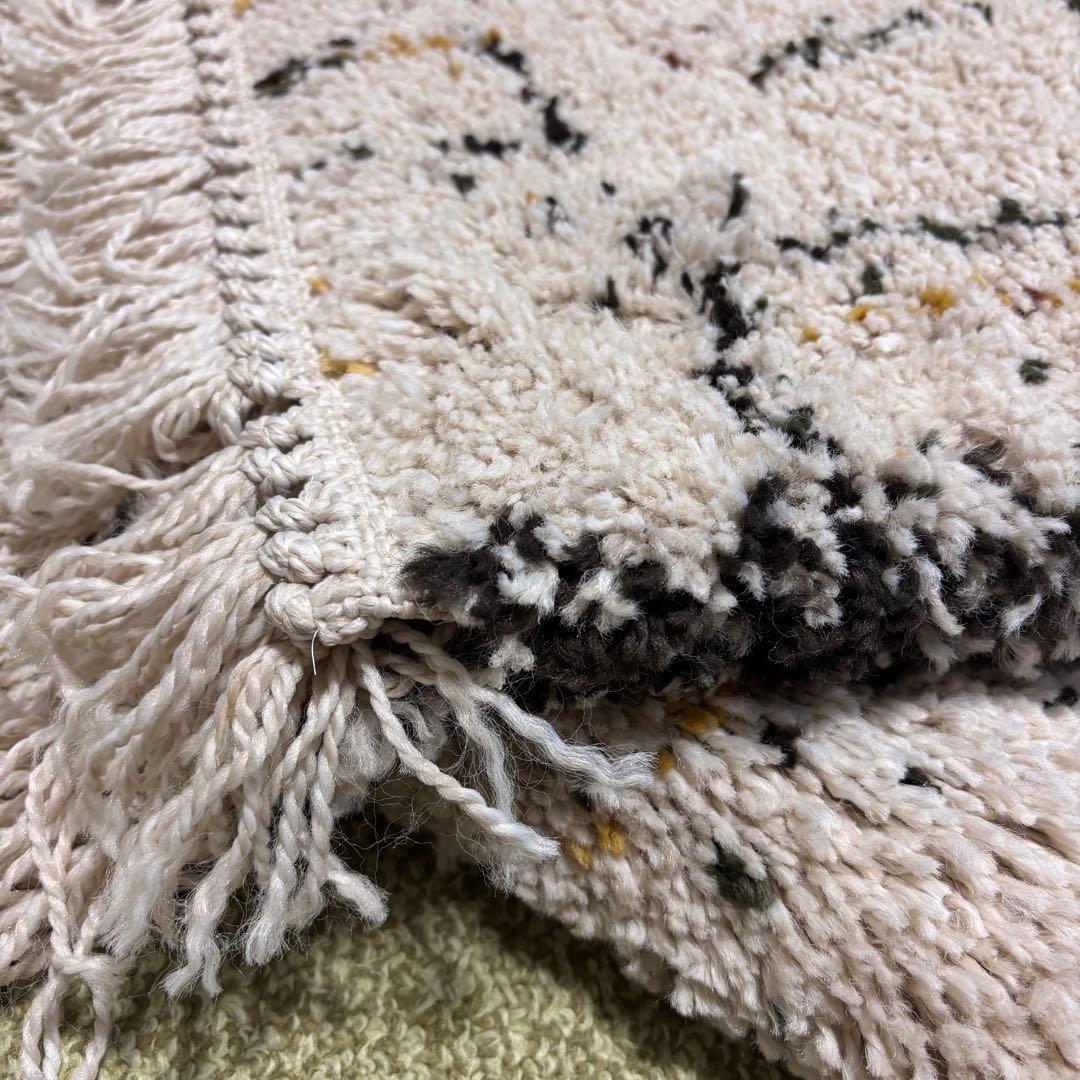 ベルギー産　パイル長めロングサイズラグ　モリヨシ