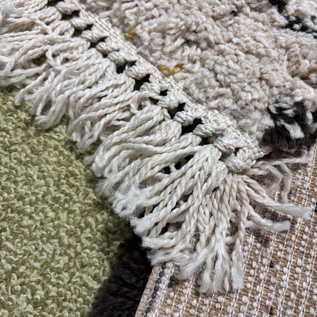 ベルギー産　パイル長めロングサイズラグ　モリヨシ