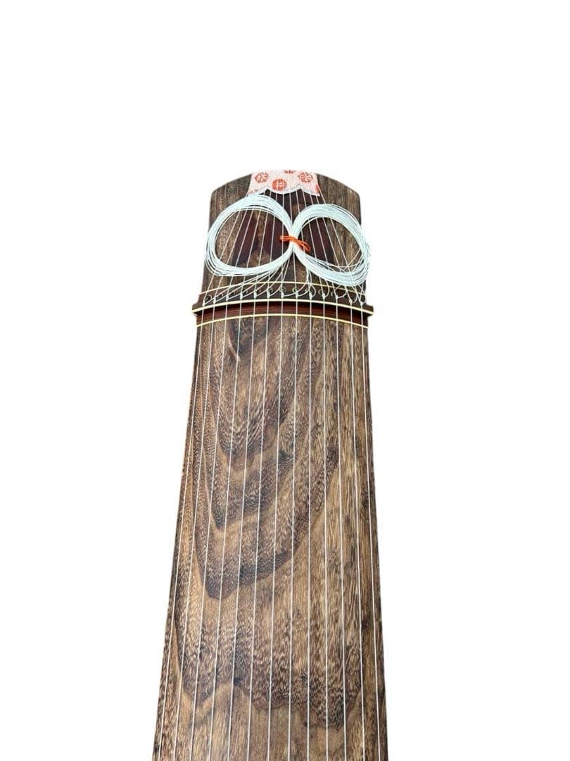琴 13弦 すだれ彫り 現状品