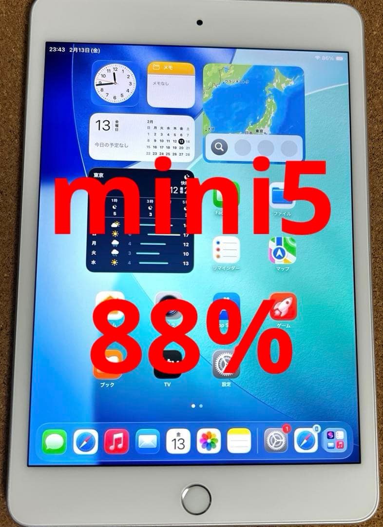 iPad mini5 第5世代 64GB (20) 88%