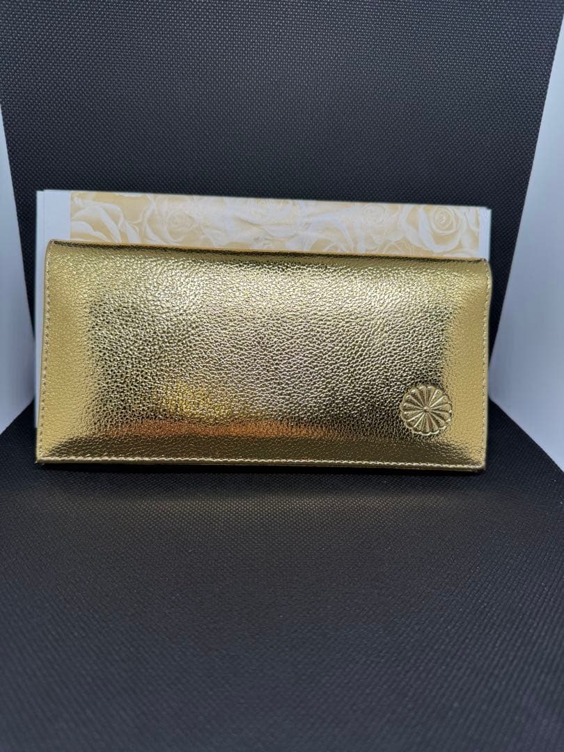 皇居 長財布 ゴールド 新品