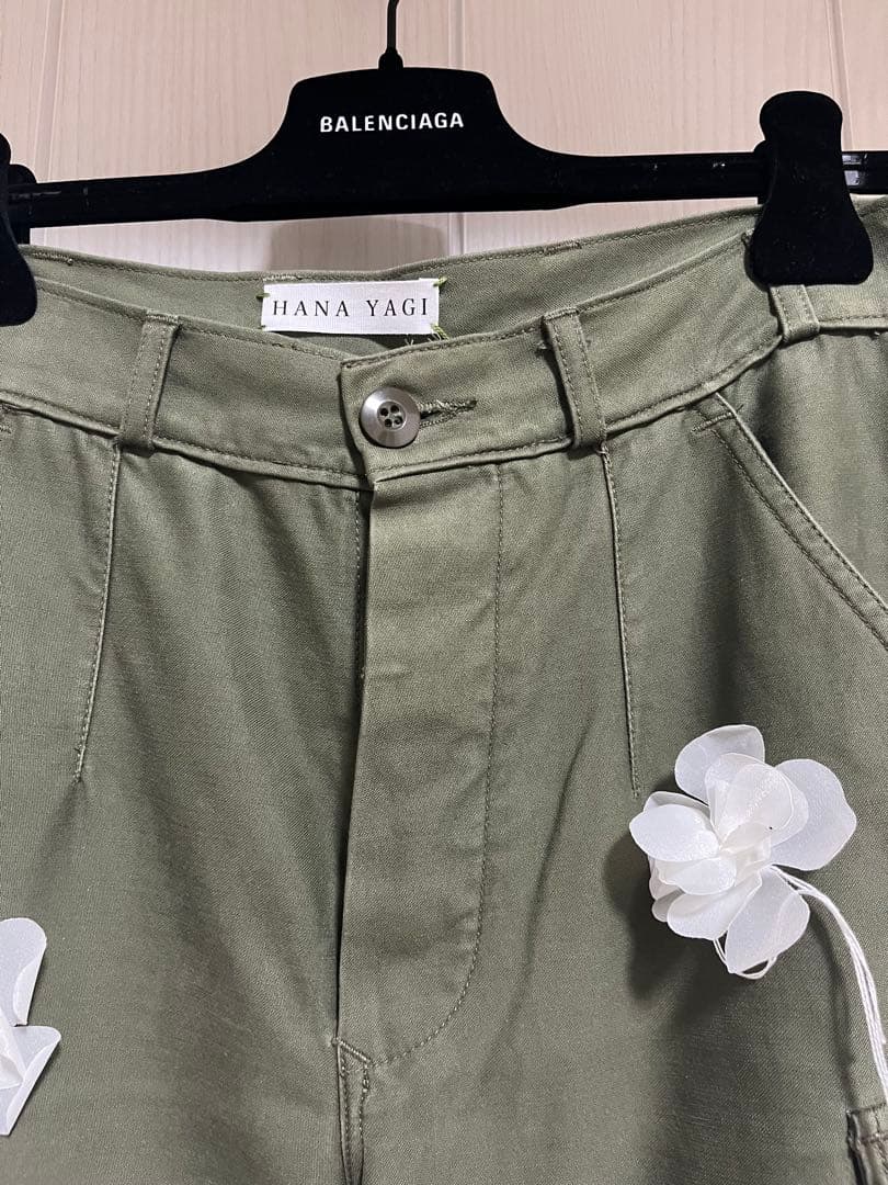 HANA YAGI フラワー装飾 カーゴパンツ