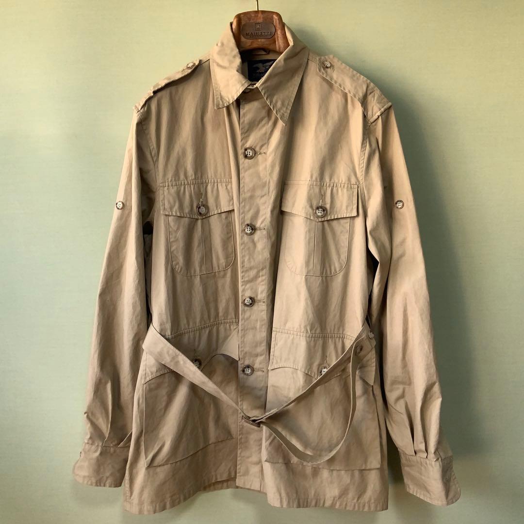 Willis& ウィリス＆ガイガー サファリジャケット40米国製タン