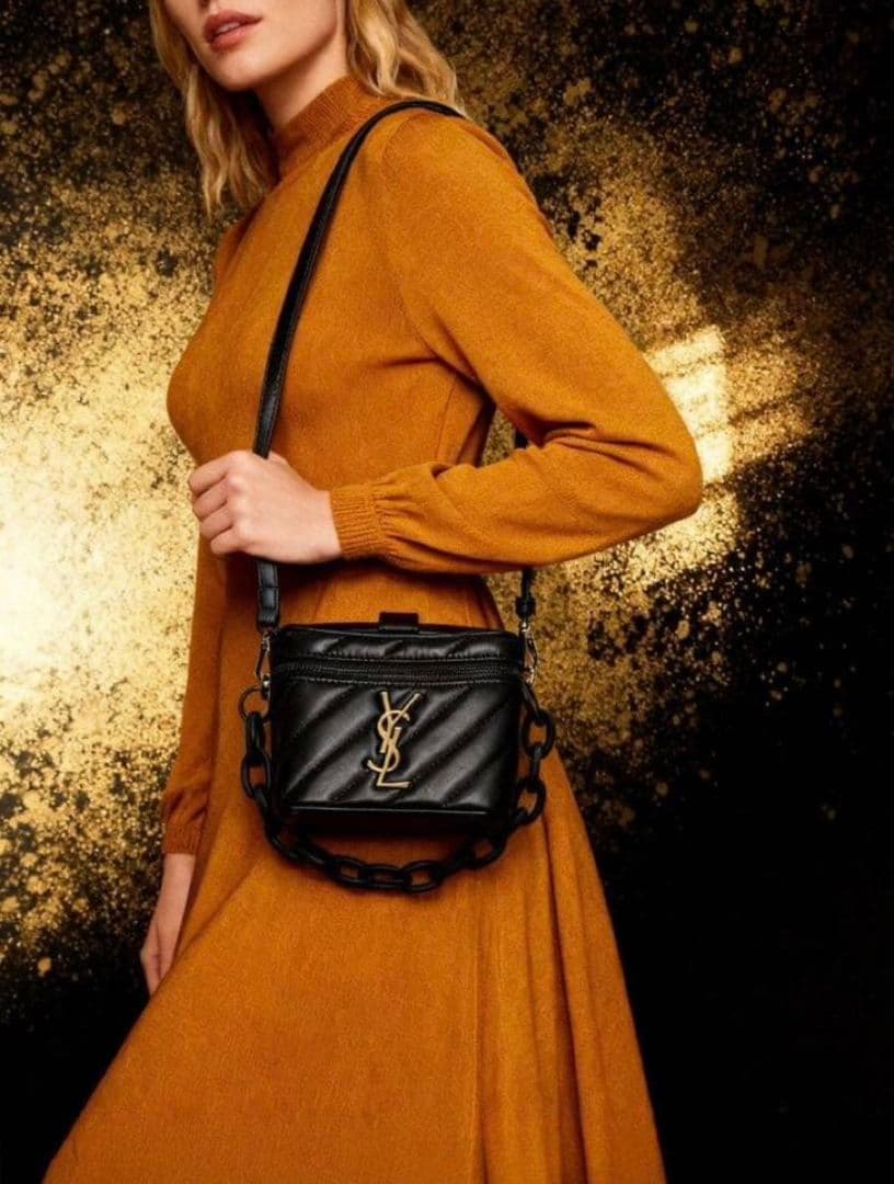 イヴサンローラン YSL ヴァニティポーチ チェーンバッグ 新品未使用