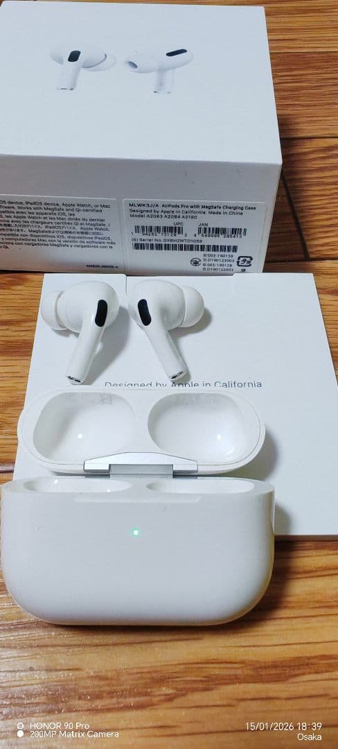 Apple AirPods Pro 本体すべて順調に動作しています。
