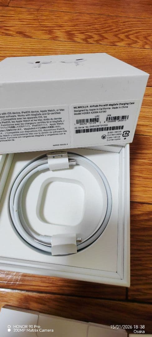 Apple AirPods Pro 本体すべて順調に動作しています。