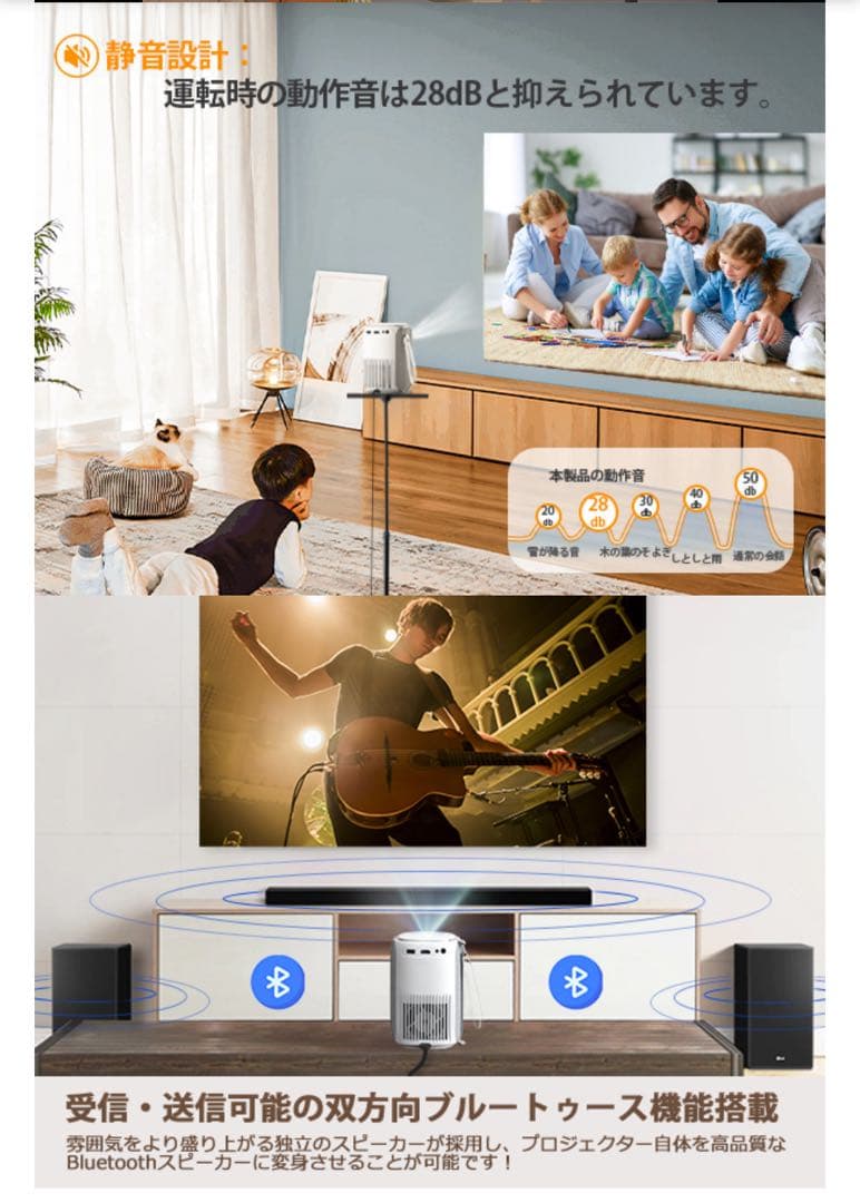 ONOAYO 高解像度プロジェクター