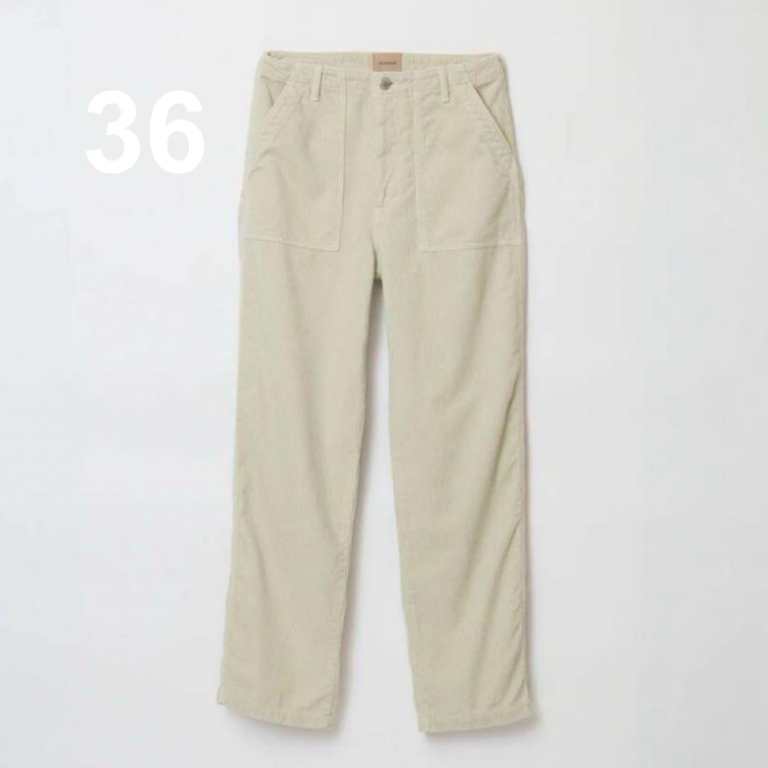 パンツ THE SHISHIKUI CORDUROY BAKER / CREAM 36