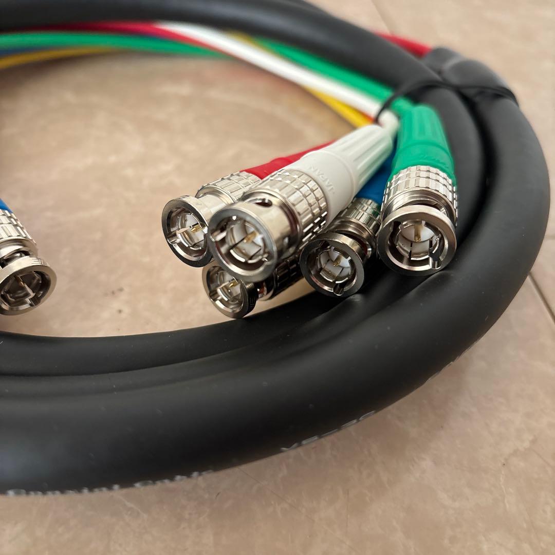 CANARE 5VS02-3C 2m BNCマルチケーブル