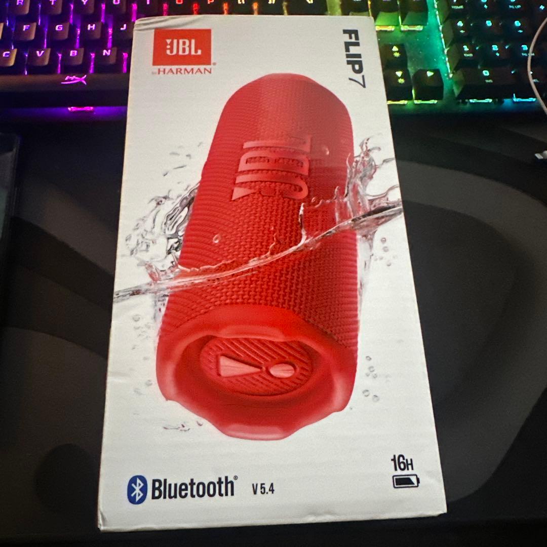 JBL FLIP 7ブラック Bluetoothスピーカー防水