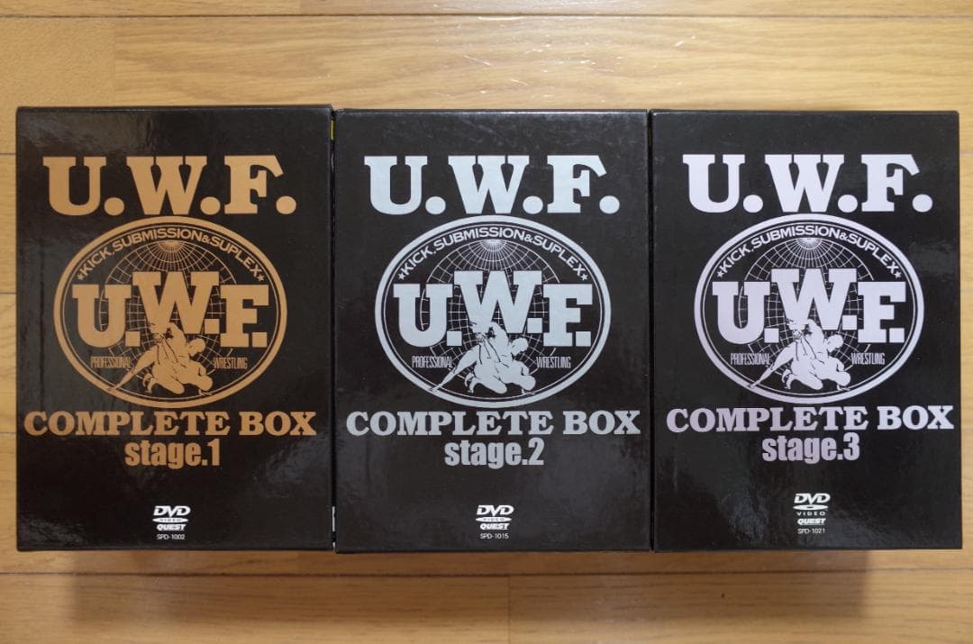 U.W.F COMPLETE BOX stage.1～3セット