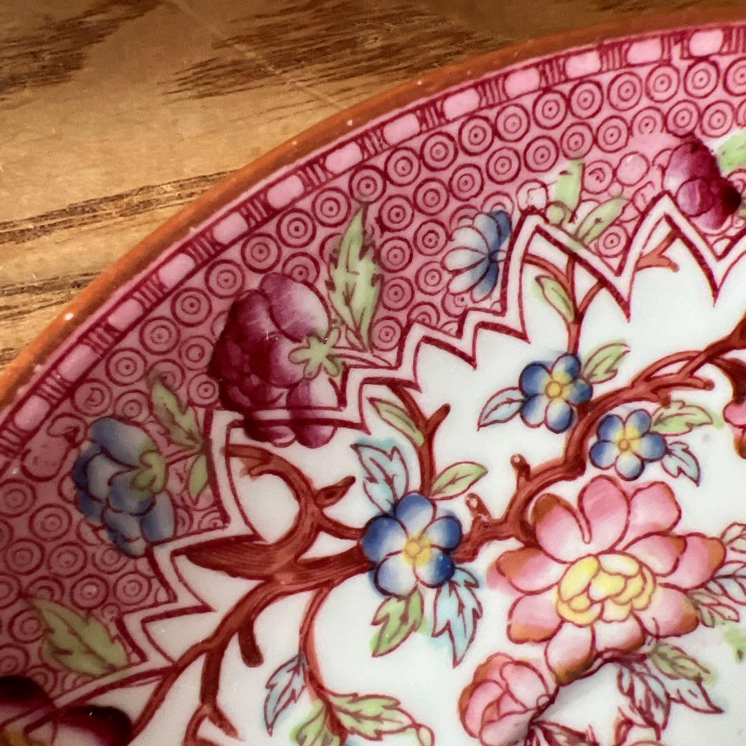 フランスサルグミンヌ窯、Mintonパターン219 ティーカップ＆ソーサー