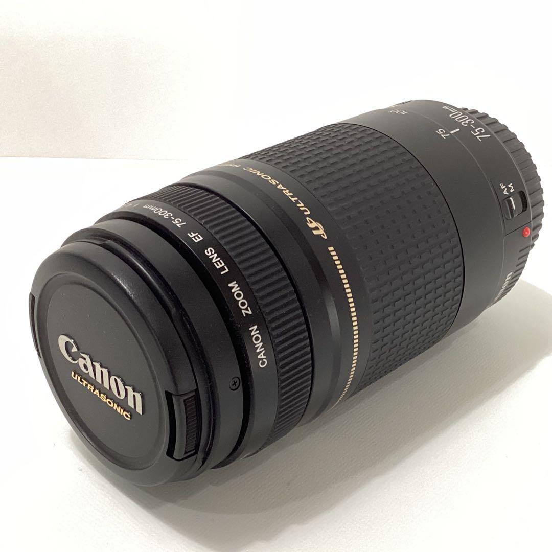 CANON キャノンズームレンズ　EF 75-300 F4-5.6Ⅱ ケース付き