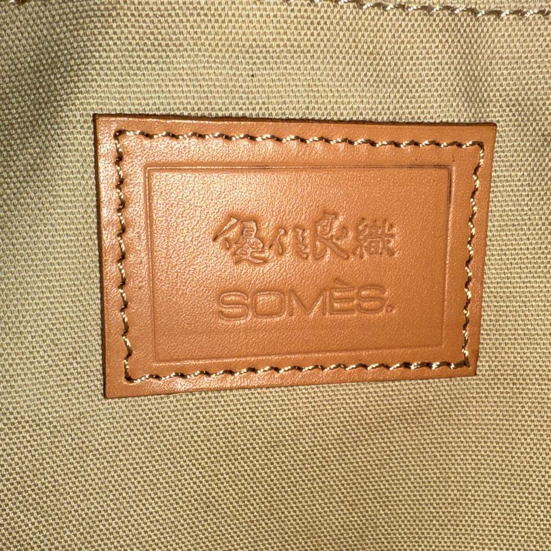 ⭐️未使用⭐️ ソメスサドル　優佳良織　ハンドバッグ　コラボバッグ　レザー　黒