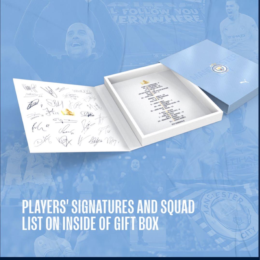 マンチェスター・シティ トレブル記念　US Mサイズ