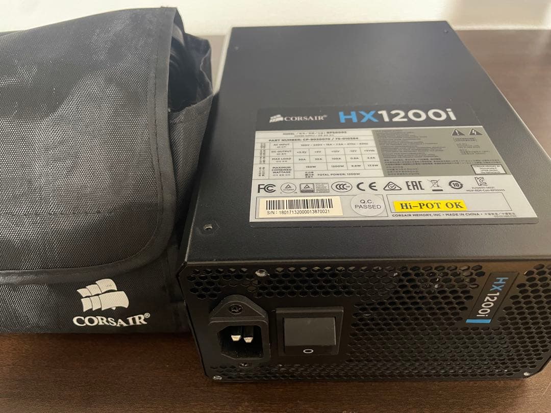CORSAIR HX1200i 1200W 電源ユニット
