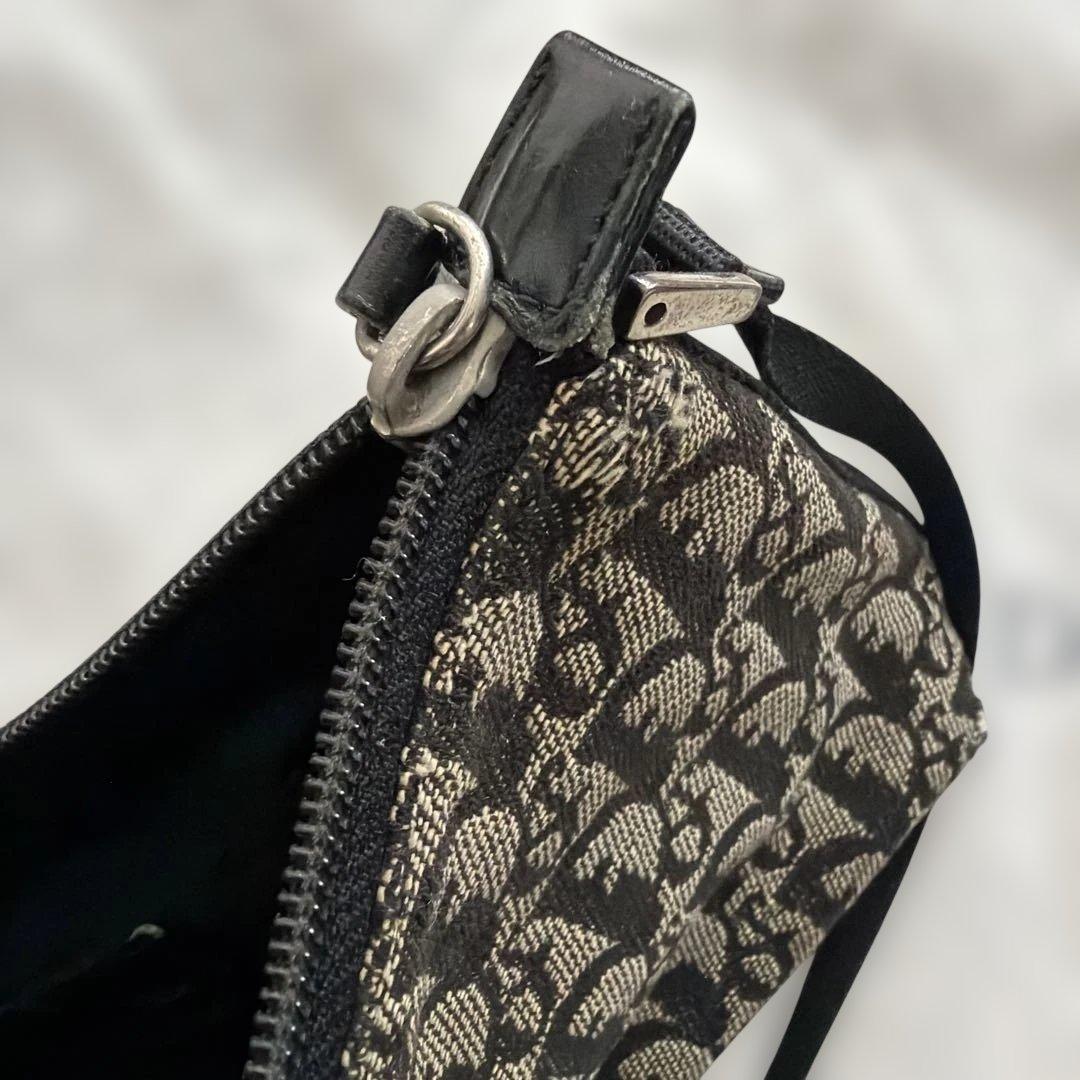 ディオール dior トロッター 黒 ハンドバッグ