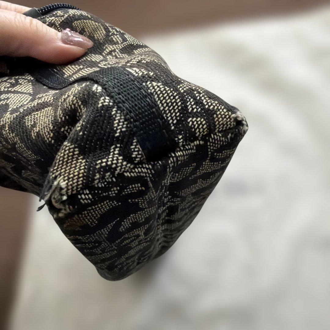 ディオール dior トロッター 黒 ハンドバッグ