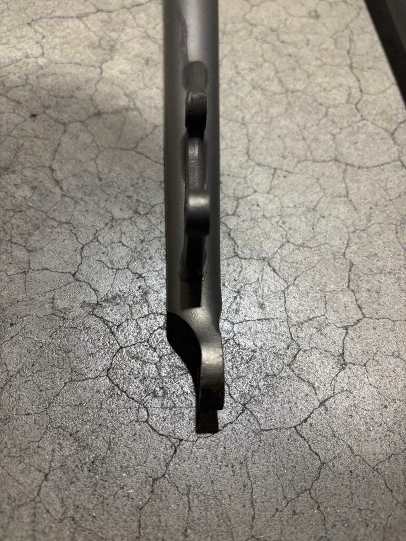 フロントフォーク シルバー リジットフォーク　マウンテンバイク