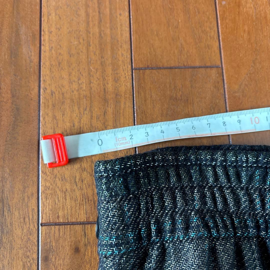 マルジェラ　チェック柄 ゴムウエスト パンツ38サイズ