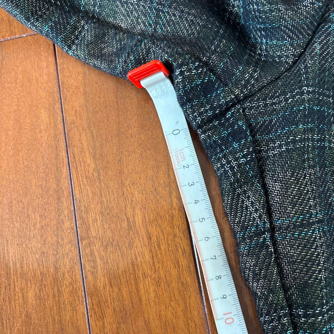 マルジェラ　チェック柄 ゴムウエスト パンツ38サイズ