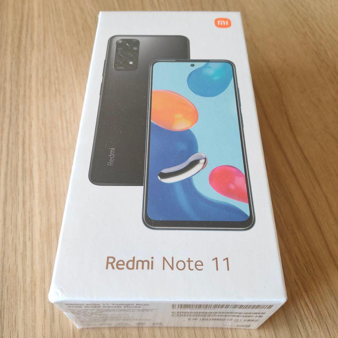 新品未開封　Xiaomi Redmi Note 11 4GB RAM 64GB