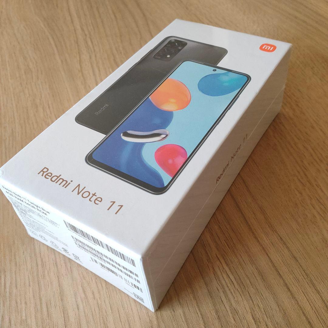 新品未開封　Xiaomi Redmi Note 11 4GB RAM 64GB