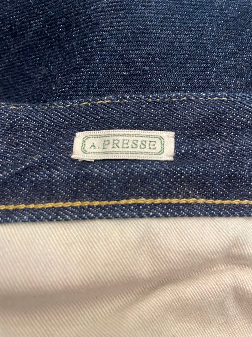 A.PRESSE アプレッセ 25AAP-04-17 デニム　パンツ　34
