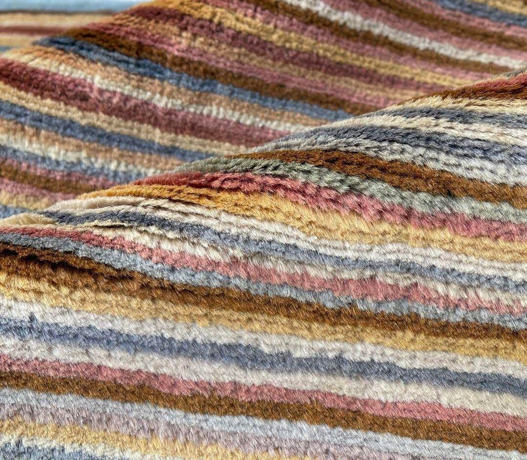 【クリーニング済み】ヴィンテージ◆ナチュラルカシュガイギャッベ