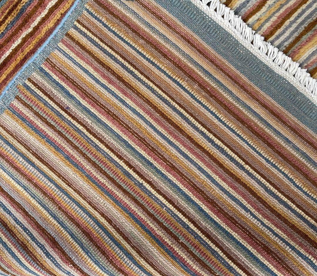 【クリーニング済み】ヴィンテージ◆ナチュラルカシュガイギャッベ