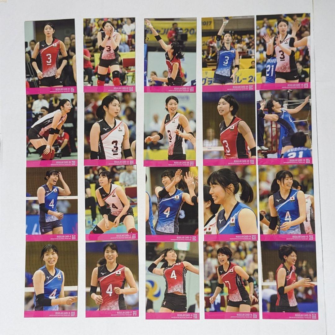 全日本女子バレーオフィシャルカード2018 「火の鳥NIPPON」コンプ