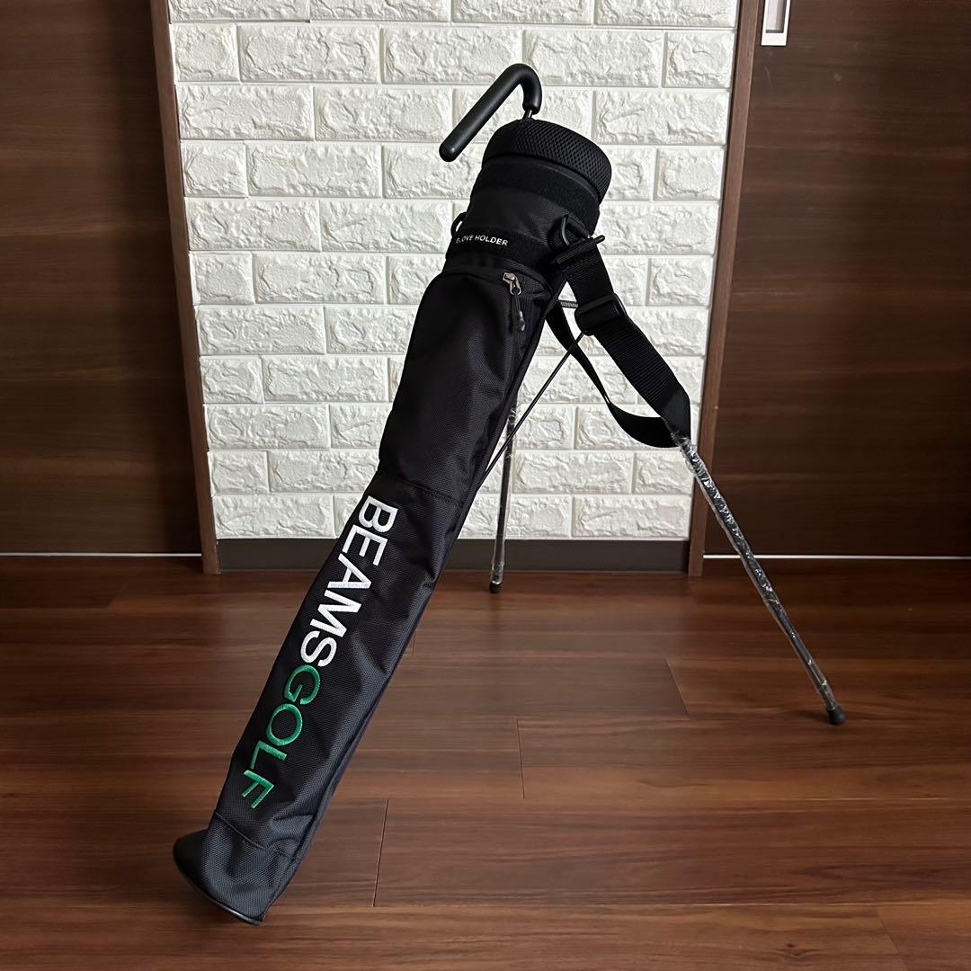 美品 BEAMSゴルフ クラブケース セルフスタンド キャディバック