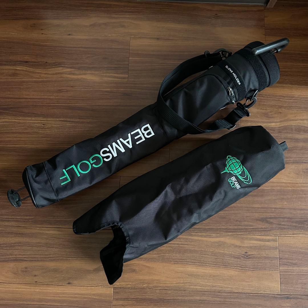 美品 BEAMSゴルフ クラブケース セルフスタンド キャディバック