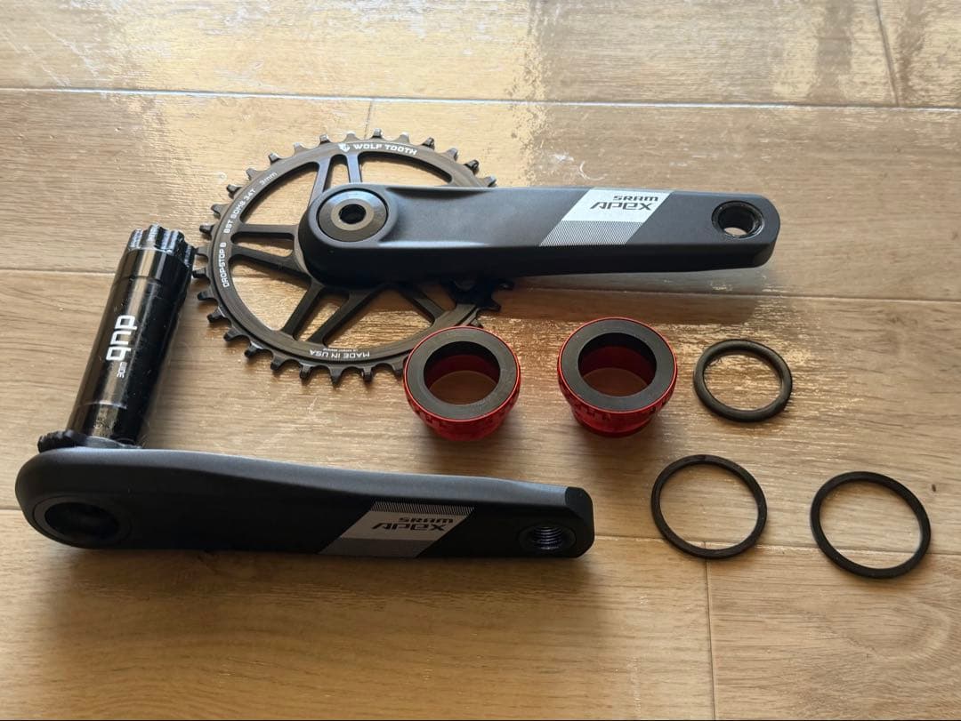 SRAM Apex クランクセット 160mm WOLF TOOTH