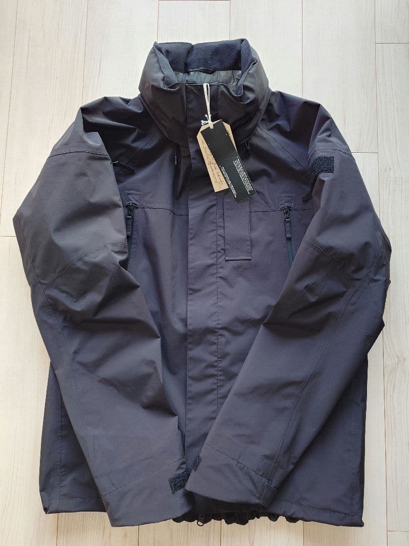 ジャケット・アウター waiper.inc  navy wet weather jacket