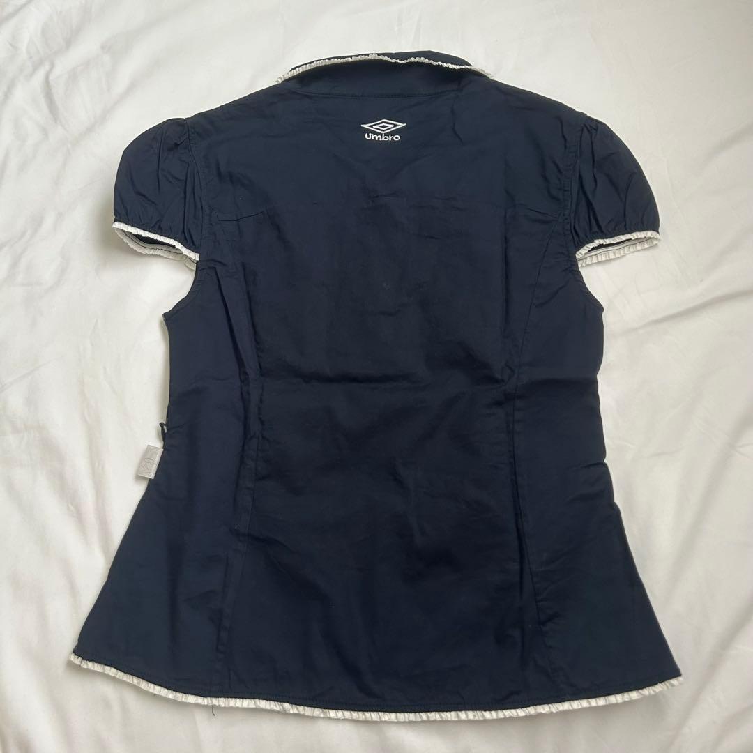 SCULPTOR UMBRO Lace Shirts ネイビー ブラウス S