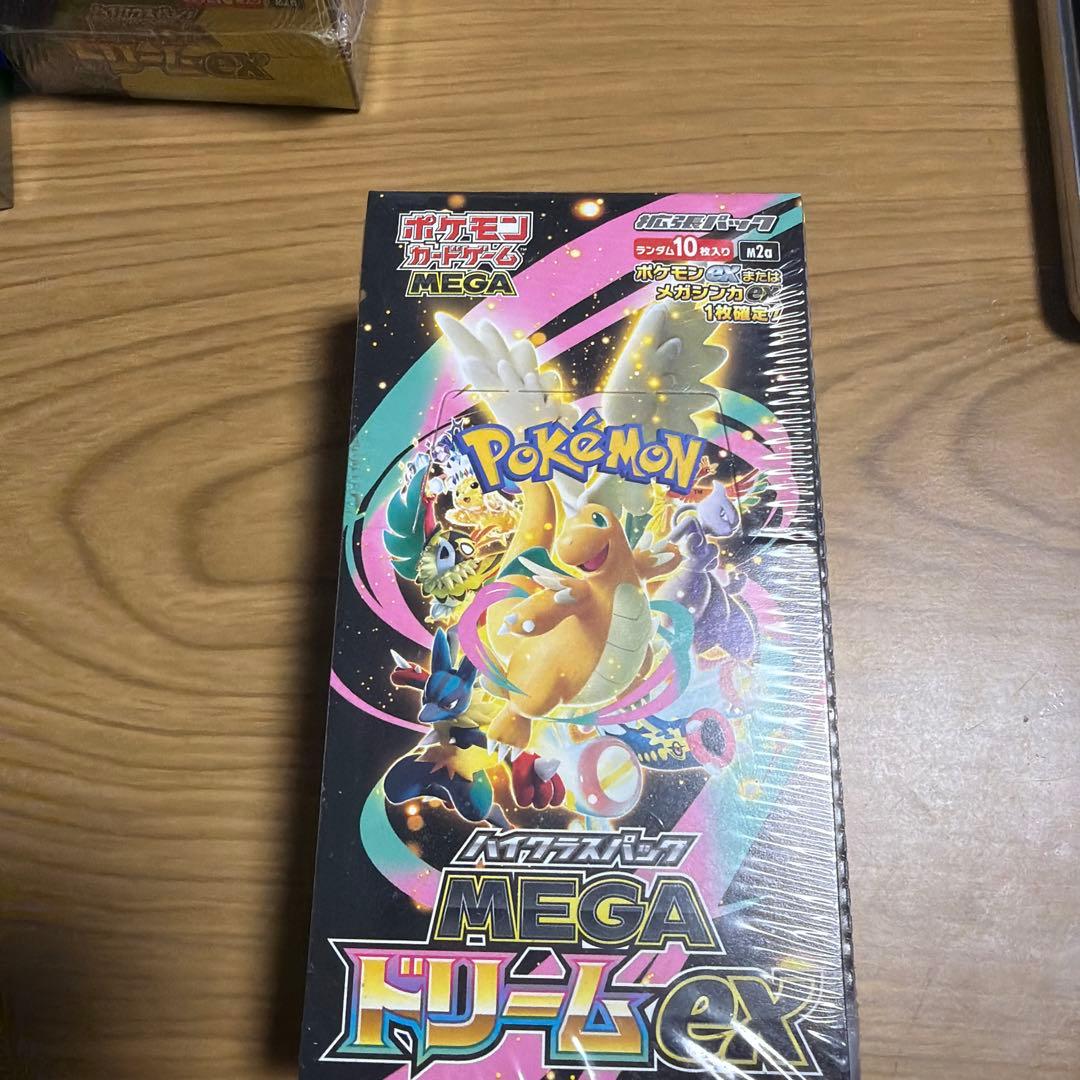 ポケモンカードゲーム MEGAドリームex 1box 未開封　シュリンク付き