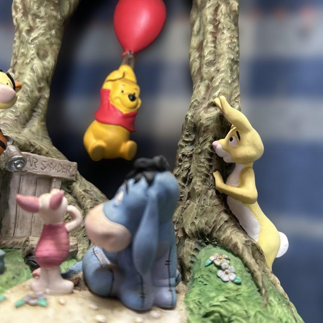 希少 ヴィンテージくまのプーさん ツリー時計