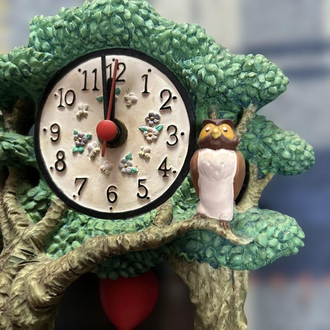 希少 ヴィンテージくまのプーさん ツリー時計