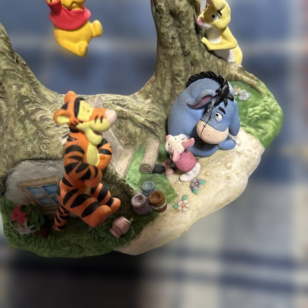 希少 ヴィンテージくまのプーさん ツリー時計