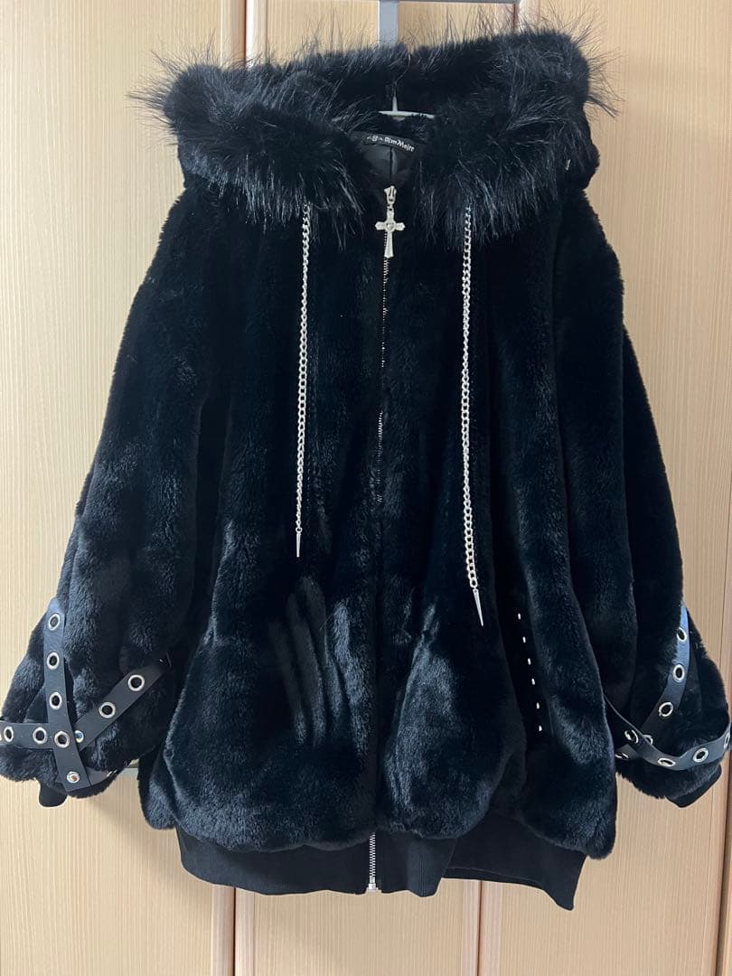 DimMoire BABY SHEEPファーパーカーII Black